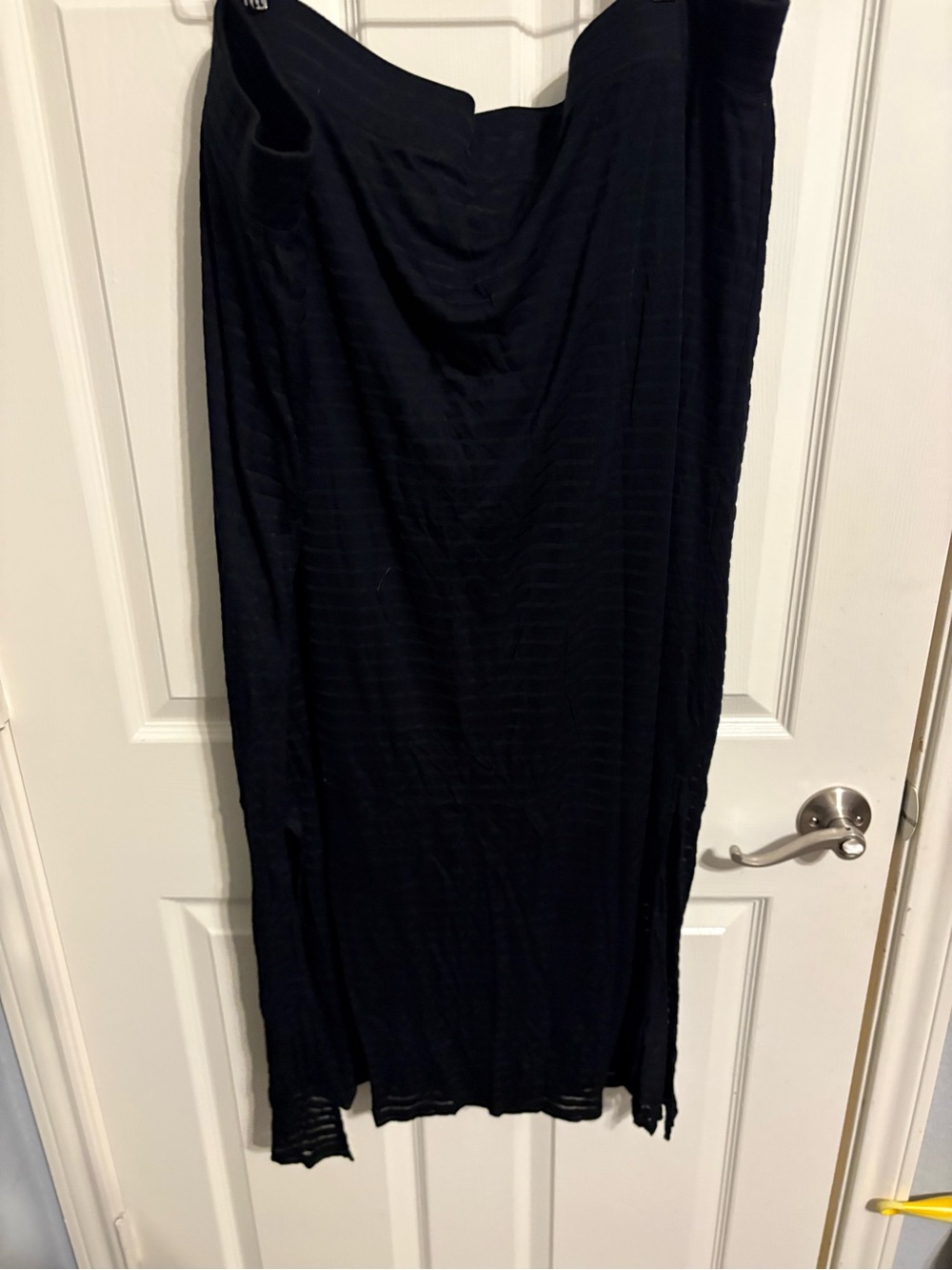 290- sheer stripe skirt